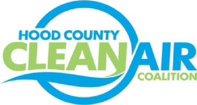 Hood County Clean Air Coalition green and blue logo